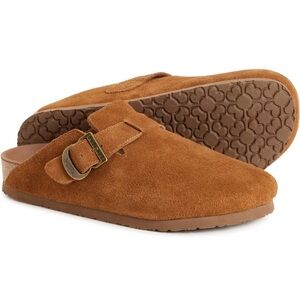 New Skechers Slumberland Arch Fit Chestnut Clogs - Suede Womens Size 7